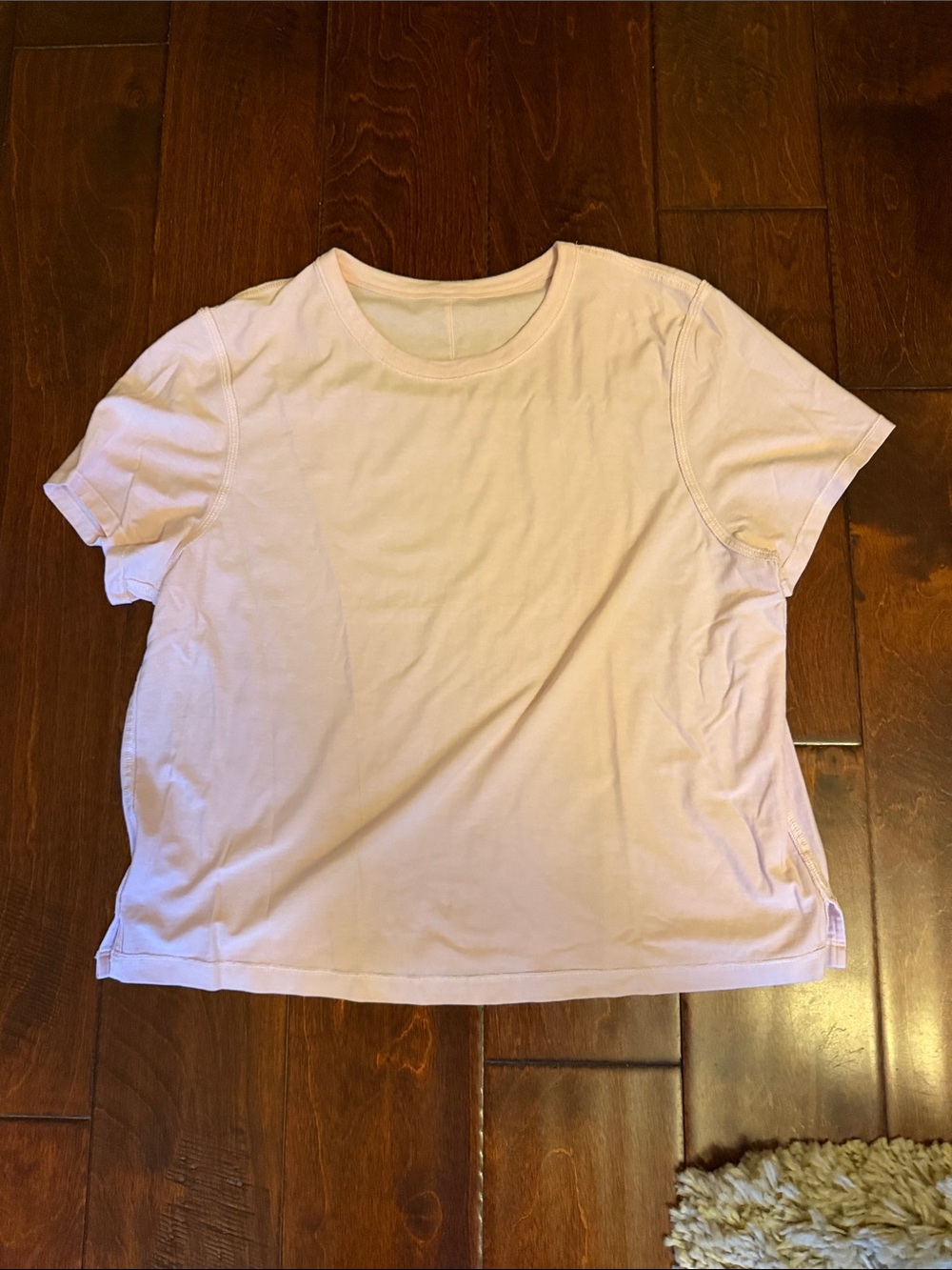 lululemon athletica Light Pink Short Sleeve Tee